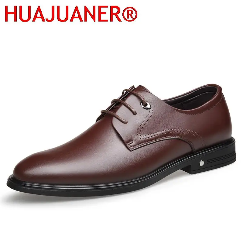 Men Oxford Shoes British Dress Business Men's Shoes Casual Leather Gentleman Footwear Male Comfortable Flats Men Loafers Fashion