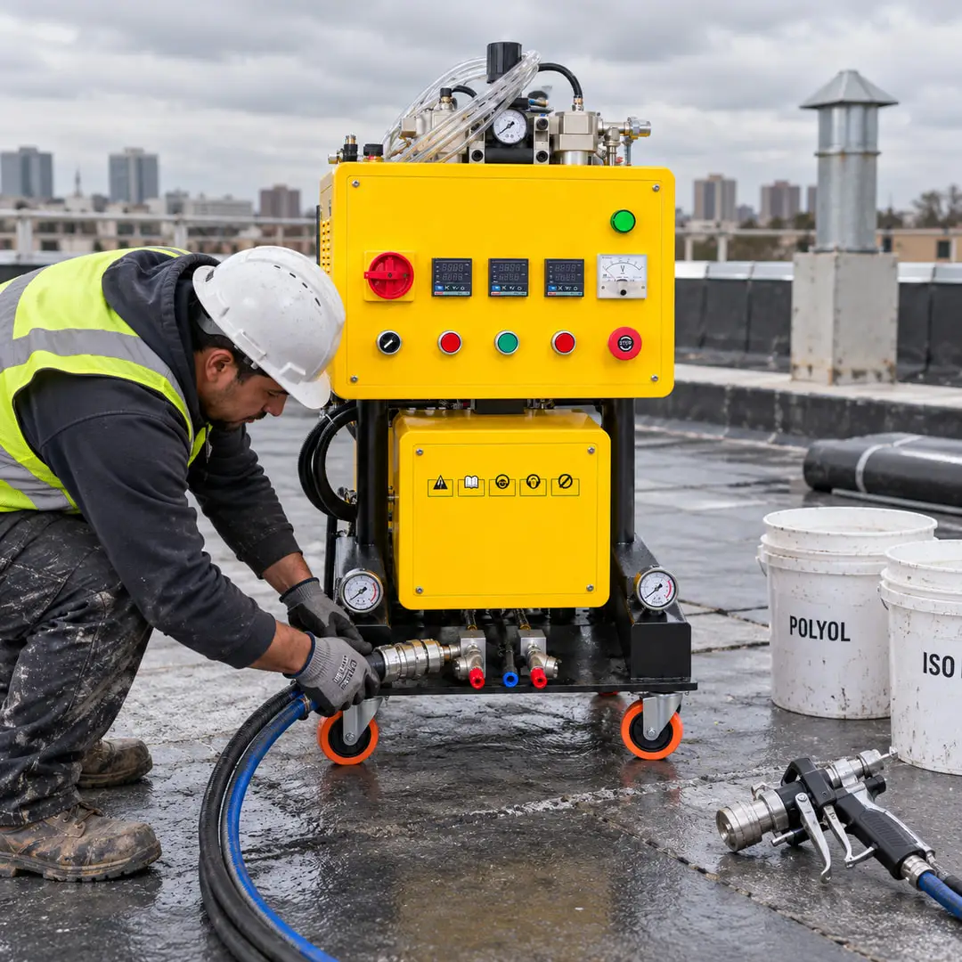 PU Foam Machine Customized Reliable Pumping Action Precision for Sound Insulation Polyurethane Spraying Machine Even Coverage