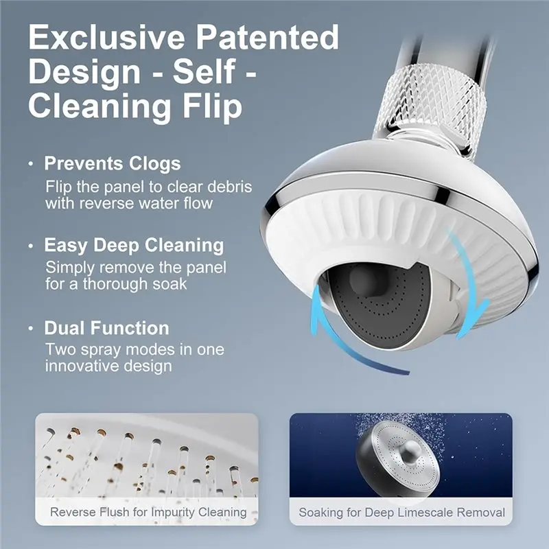 VEHO-Kitchen Sink Faucet Aerator Replacement Mini UFO-Shaped Wide Rinse Area Anti-Splash 360° Rotatable Head