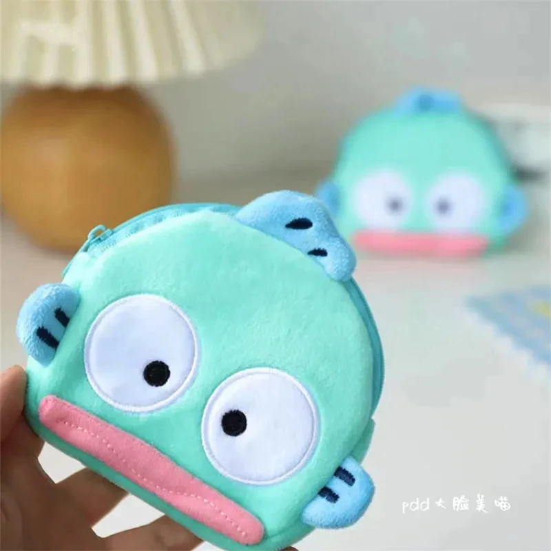 

Sanrio Hangyodon милый мультяшный кошелек для монет кукла брелок Kawaii уродливая рыба периферия игрушка рюкзак кулон очаровательный подарок на день рождения