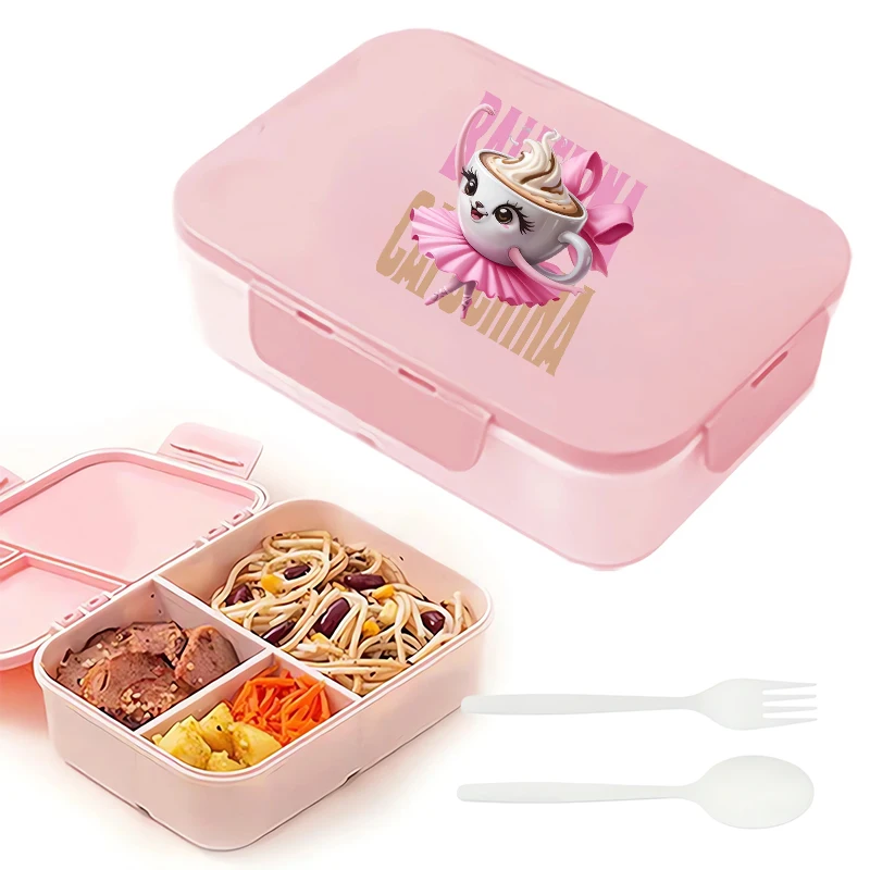 อิตาเลี่ยน Brainrot Bento กล่องอาหารกลางวันรูปการ์ตูนพิมพ์อาหารเด็กโรงเรียนภาชนะเก็บอาหารเด็กของขวัญวันเกิด
