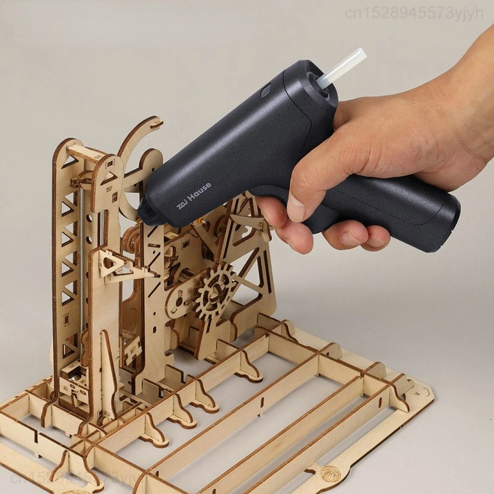 Imagem -04 - Xiaomi Youpin Zai Hause sem Fio Pistola de Cola Quente Kit Pistola de Cola de Aquecimento Rápido com Premium Vara de Cola para Casa Ferramentas Arma de Silicone Quente