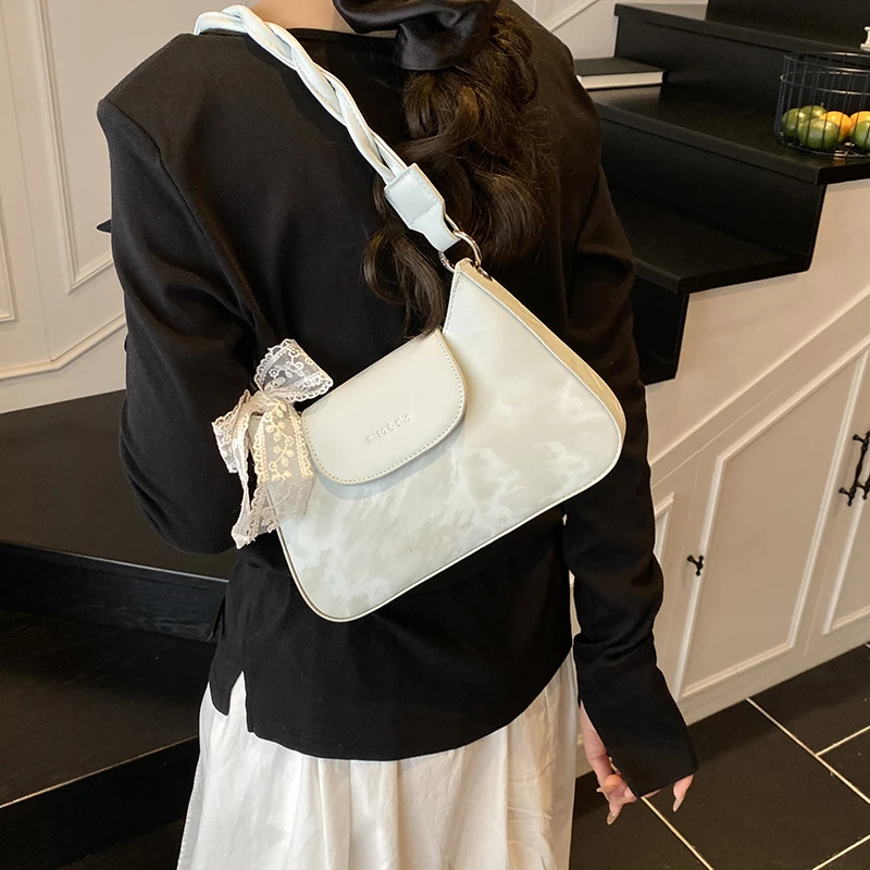 

Новая простая повседневная универсальная сумка через плечо большой емкости на одно плечо, модная модная маленькая квадратная сумка для хранения на работу