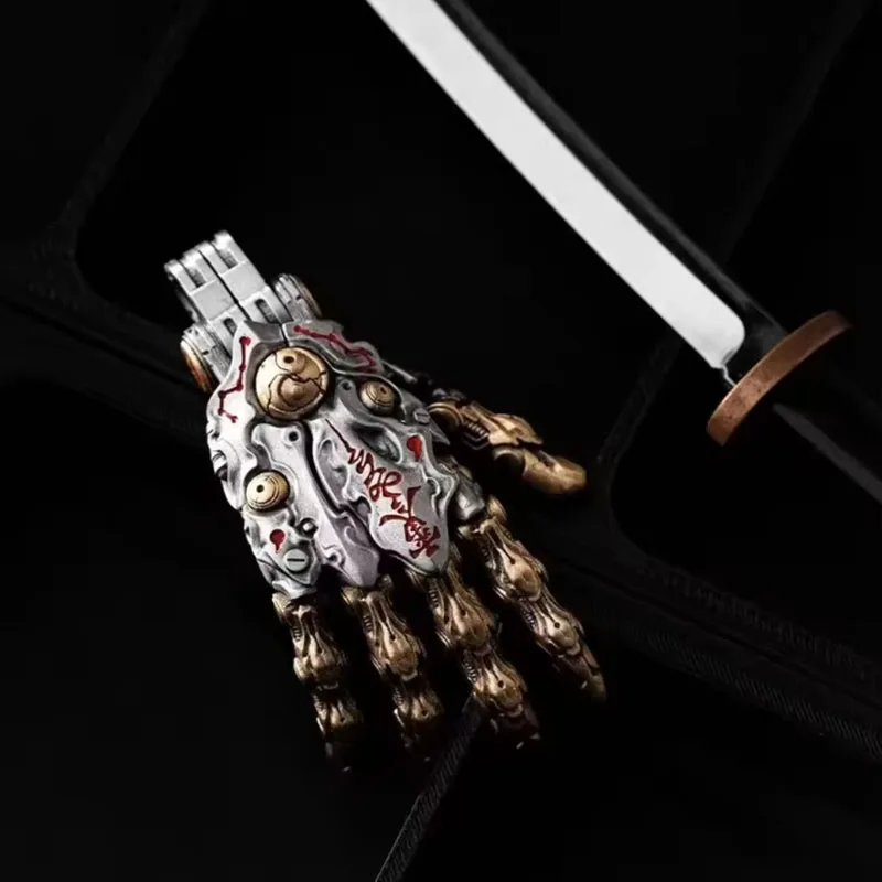 Gothic Retro Mechanical Hand Keychain Pendant