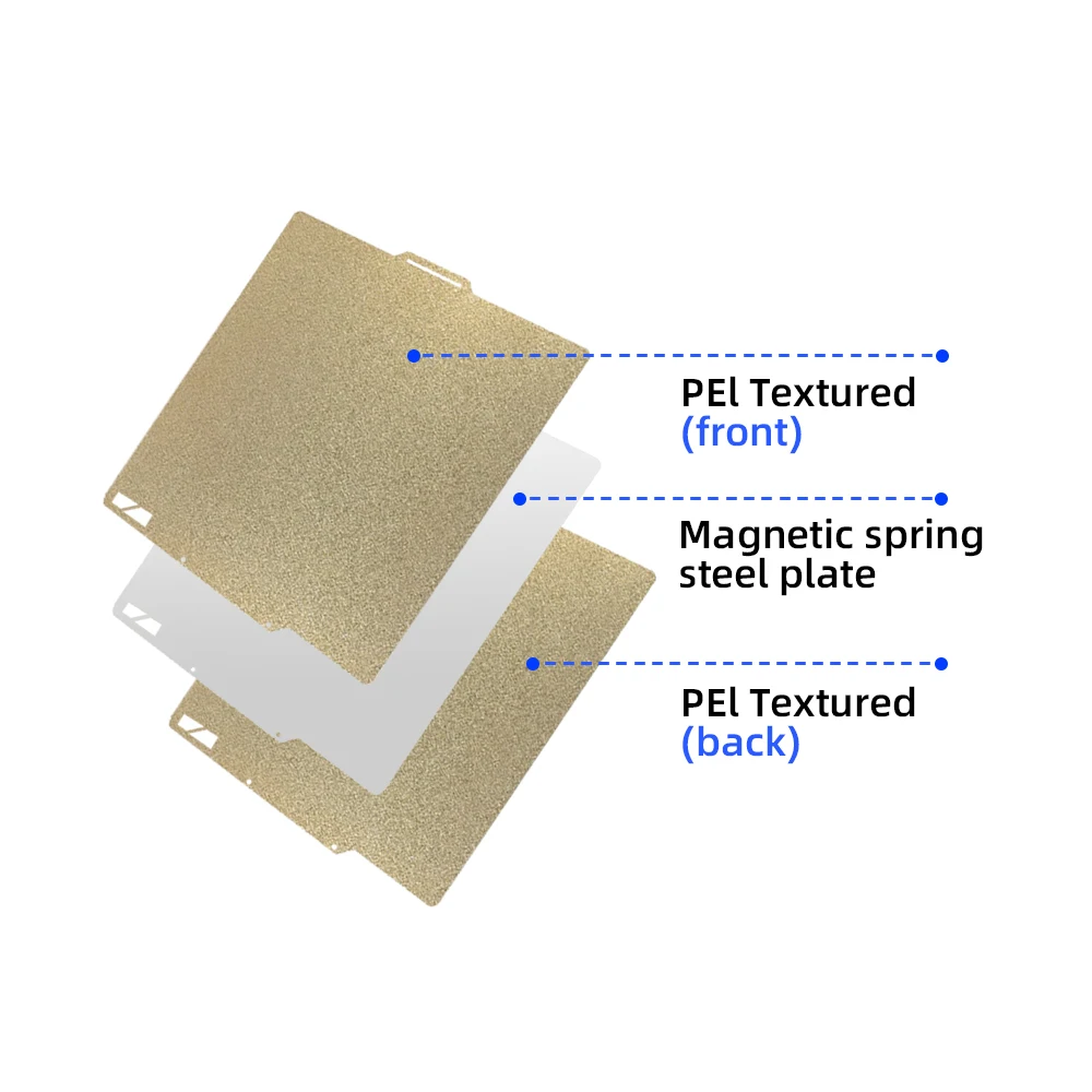 BLV ®   Dwustronna teksturowana płyta PEI Swapmod Bambu Lab A1, 256*256mm, płyta robocza PEI z otworami do drukarki 3D — zdjęcie produktu 5