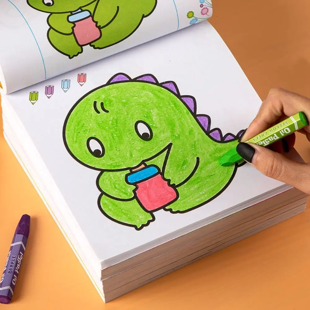 

160 Page Children's Painted Painting Book Early Education Enlightenment Baby Picture Book Doodling Stationery Coloring Book Car