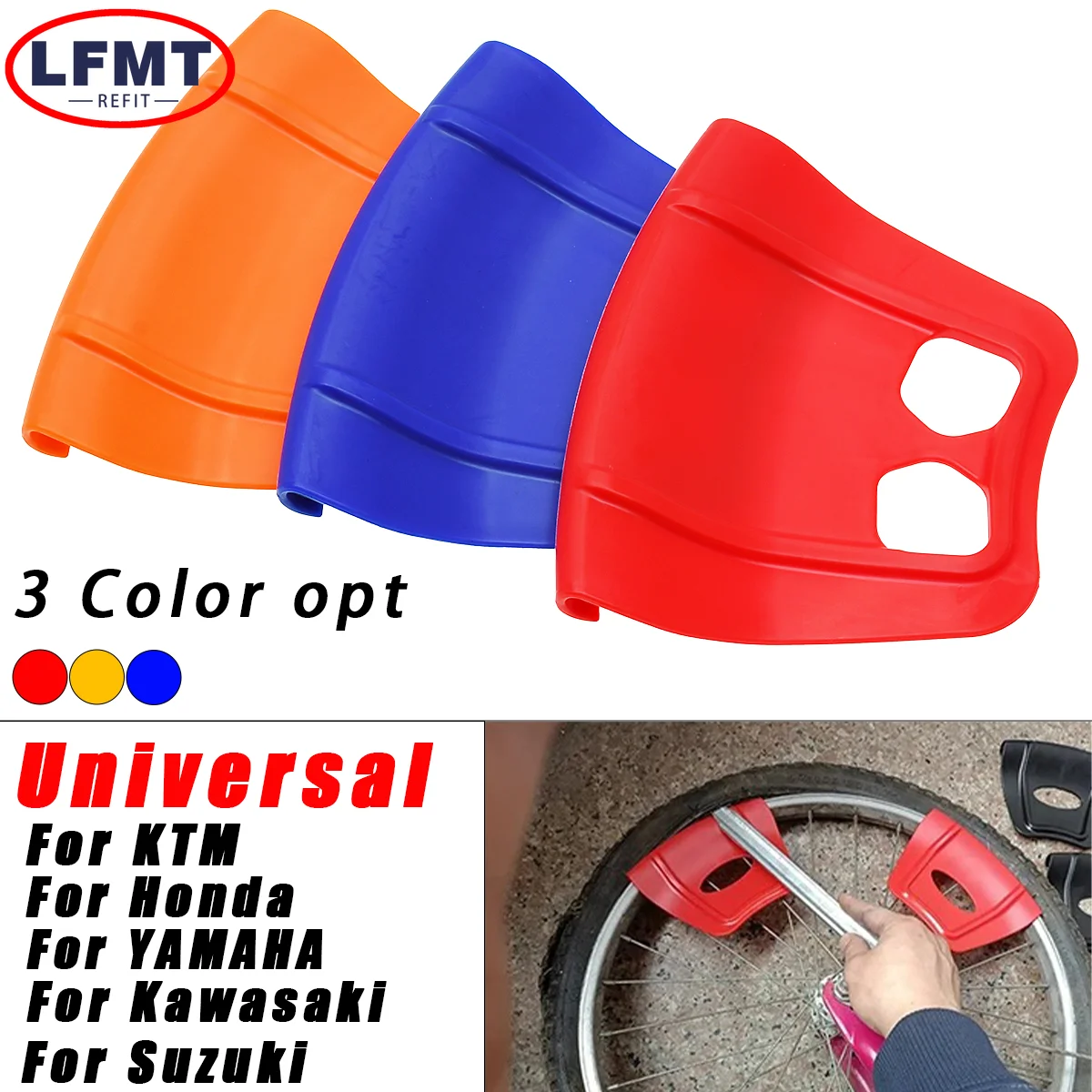 

Wheel and Tire Repair Tool Tyre Tire Installation Rim Protectors Rim Shields Guards For suzuki kawasaki RM RMZ KX KLX KTM HONDA