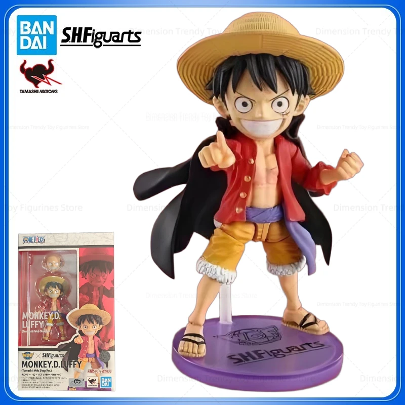 

In Stock Bandai WCF × S.H.Figuarts Original Anime One Piece LUFFY Tamashii Web Shop Ver. Action Figure Model Toy Collection Gift
