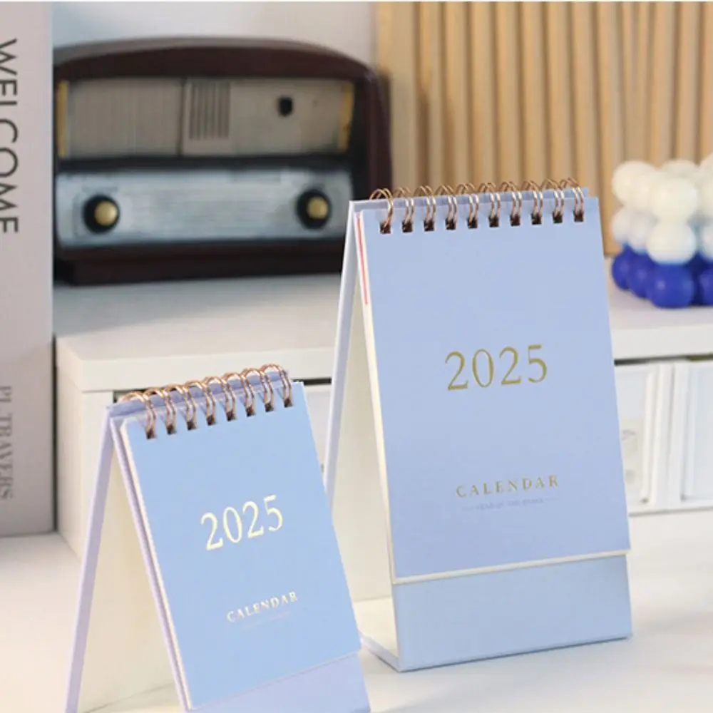 2025 To Do List Desk Calendar Thick Paper Office School Supplies Mini Calendar Simple Home Decoration Schedule Planner