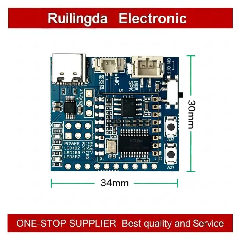 Offline Voice Recognition Module V20 Kit HaiLingKe Voice Chip Sound Control Switch Project Evaluation Board