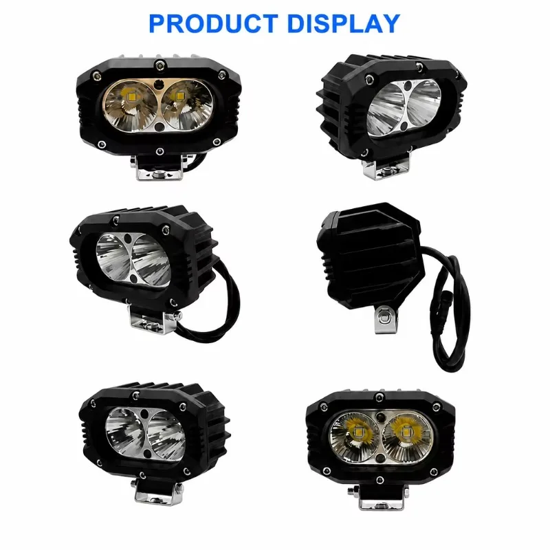 TT-SL-9 12-80V 20W Aluminium Alloy Die-Casting LED Fog Light for Car Retrofit/Upgrade New Condition 2-Year Warranty