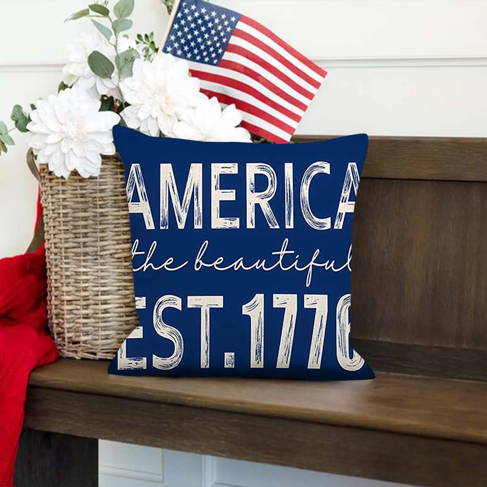 

Independence Day Pillowcase Living Room Sofa Bedroom Decoration Pillowcase