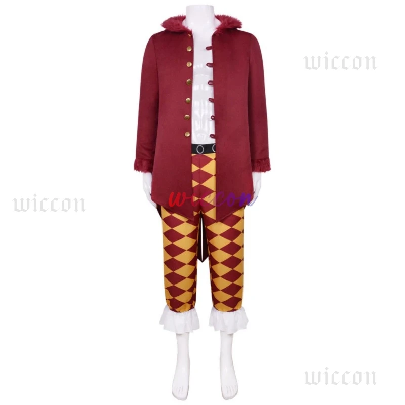 اليابان تأثيري Blox الفاكهة بارتولوميو تأثيري حلي مهرج الأخضر شعر مستعار باري باري لا مي أزياء الهالوين للرجال حفلة ACGN #2