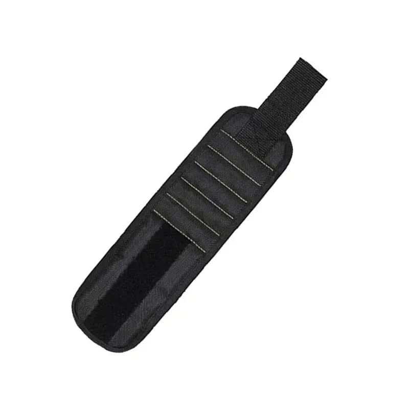 Pulseira magnética para segurar parafusos unhas e brocas, porta-ferramentas de pulso, cintos com ímãs fortes, 5 fileiras image 6