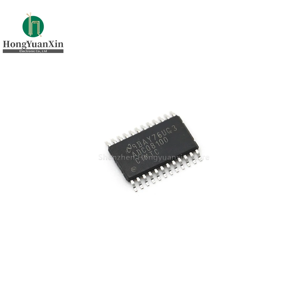 ADC08100 ADC08100CIMTC/NOPB 8 Bit Analog to Digital Converter 1 Input 1 Pipelined 24-TSSOP Integrated Circuits IC Chip