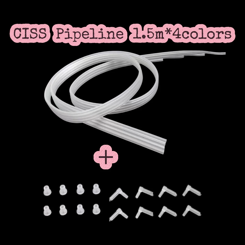 4Colors 1.5M Ciss Ink Tube For Epson For HP For Canon For Brother Printer Pipe DIY Accessory Continuous Supply Pipeline