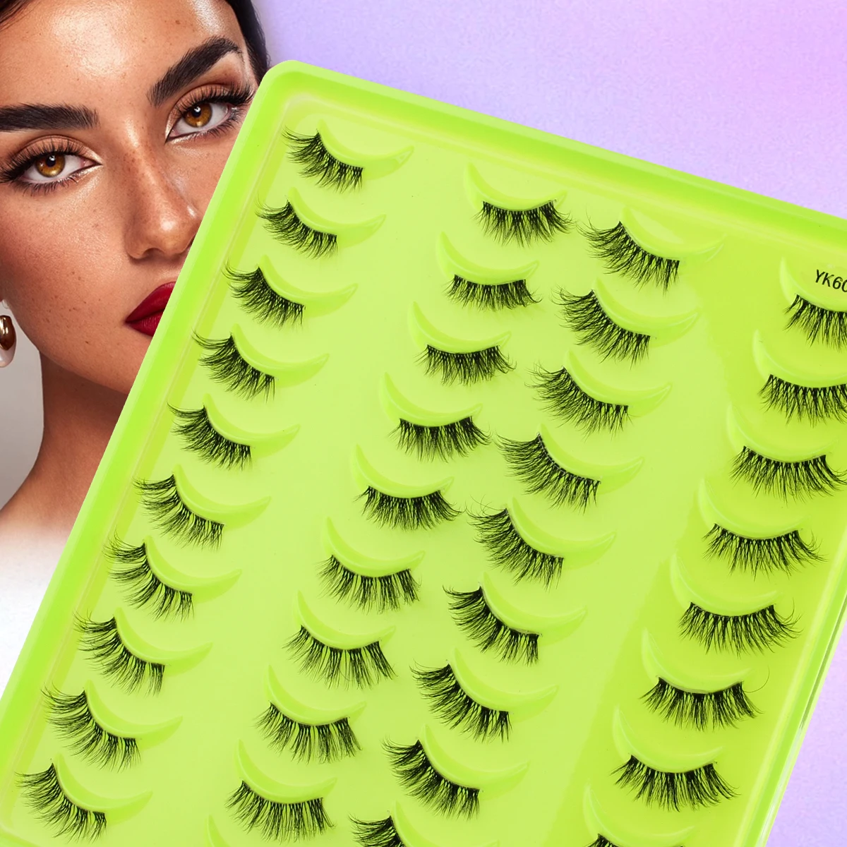 Halbe Wimpern 5/10/Paare natürliche Nerz falsche Wimpern verlängerung Make-up flauschige wispy Katze Wimpern Faux Cils Maquiagem Cilios