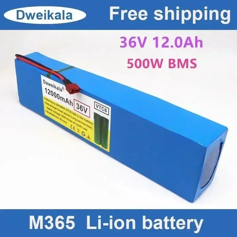 

36V 12000mAh Battery Pack Scooter Battery Pack ForXiaomi Mijia M365 36V Battery Pack Electric Scooter BMS Board+Free Delivery