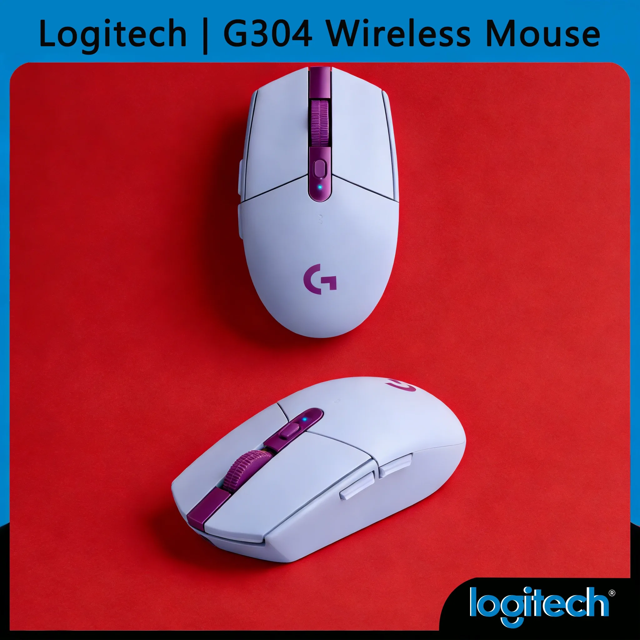 

Беспроводная мышь Logitech G304/G305 для офиса и игр с ультрадолгим сроком службы батареи