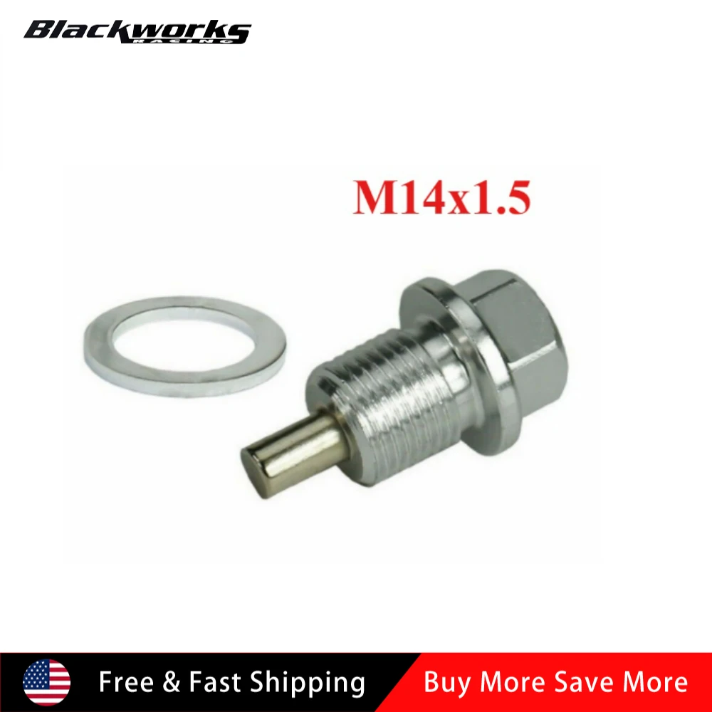 M14x1.5 Car Engine Magnetic Oil Drain Plug Screw Nut Bolt Sump Nut Aluminum