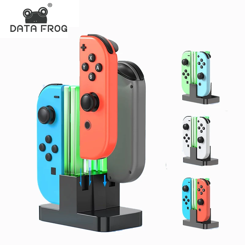 DATA FROG Charger Stand Fast Charging Dock Station For Joy Con Nintendo Switch/Switch OLED Game Accessories