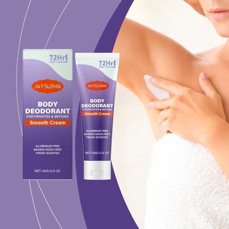 

Vanilla Body Deodorant Cream -72Hr Odor Control, Hydration Fresh Scent With Hyaluronic Acid Vanilla Extract For All-Day Comfort