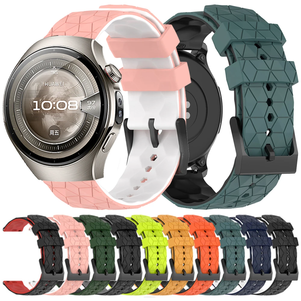 스포츠 실리콘 스트랩 20mm 22mm 화웨이 워치 5 4 밴드 화웨이 GT 5 4 Pro GT 3 SE 2 Pro 42mm 46mm 러너 얼티밋 팔찌