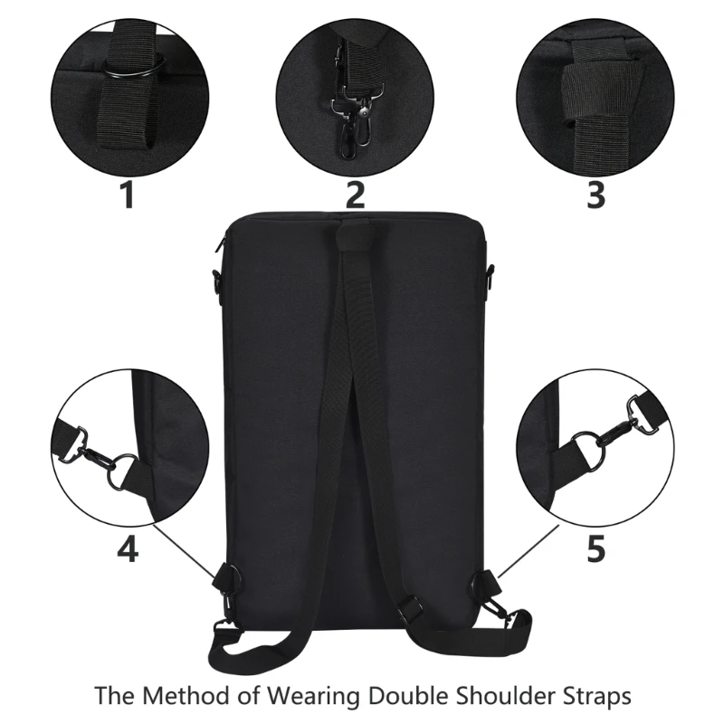 E56B Carrying Case for Pioneer DDJ-400 DJ Controller Protector Bag Travel Bag Black
