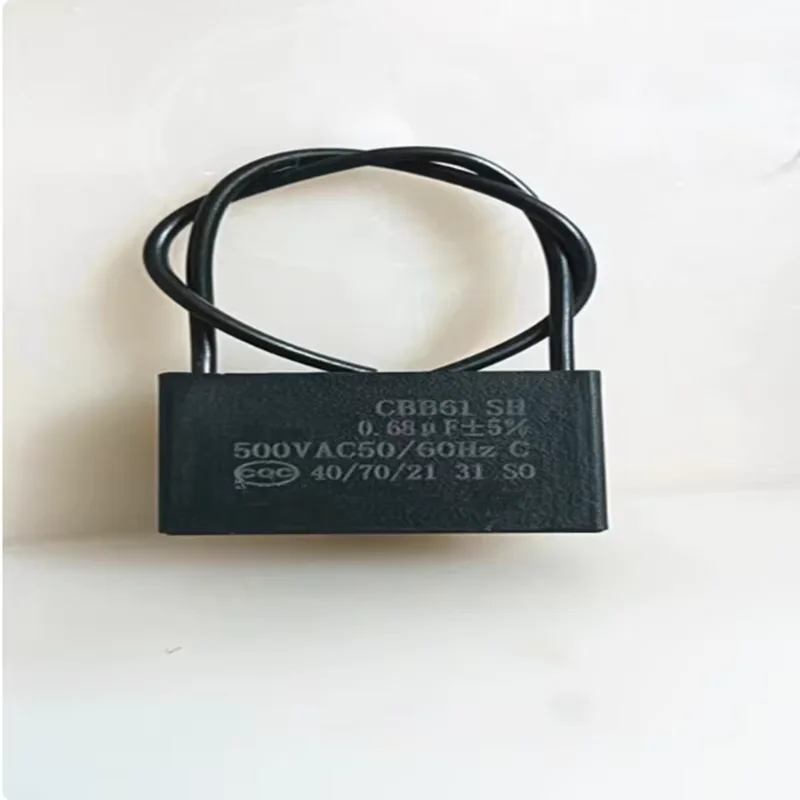 2PCS CBB61 Projector Screen 0.33UF 0.68UF 1UF 500V Sealing Machine Printer Start Capacitor
