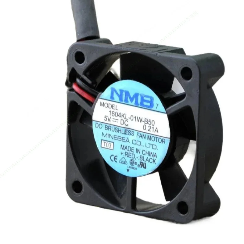 

W для жесткого диска 4010 NMB 1604KL-01W-B50, 5 В, 0,21 А, северный и южный мост и т. д. Рабочий испытательный вентилятор охлаждения 4 см