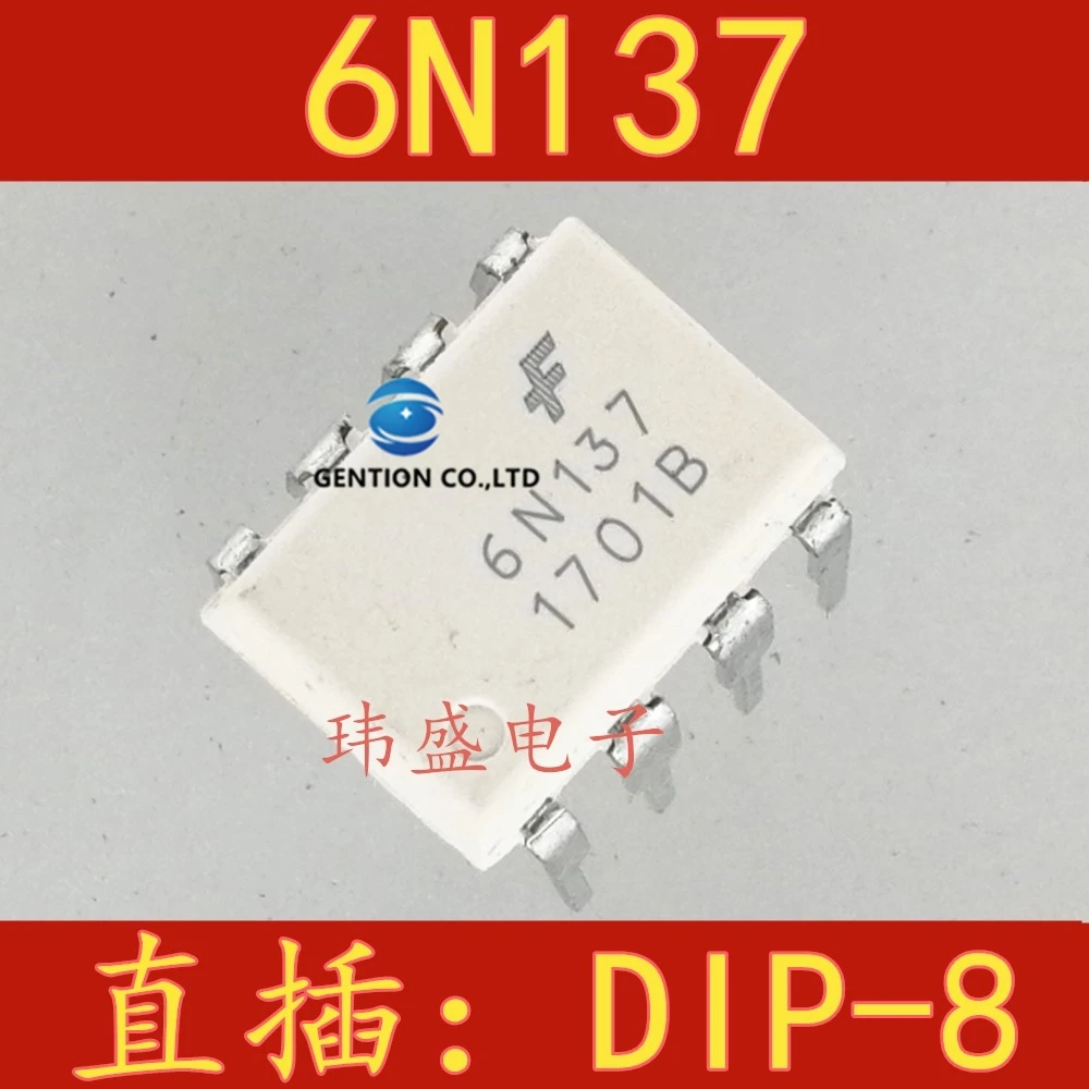 

10 шт. белый 6N137M DIP-8 6N137 6N137M высокоскоростная оптическая муфта 6 n137 в наличии 100% новый и оригинальный