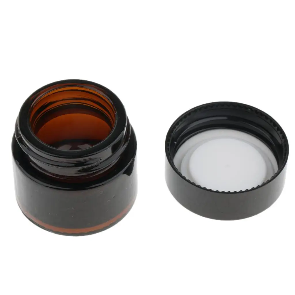 Empty Glass Cosmetic Containers -proof Mini Jars with Lids for Storing Lotion Cream and Perfume