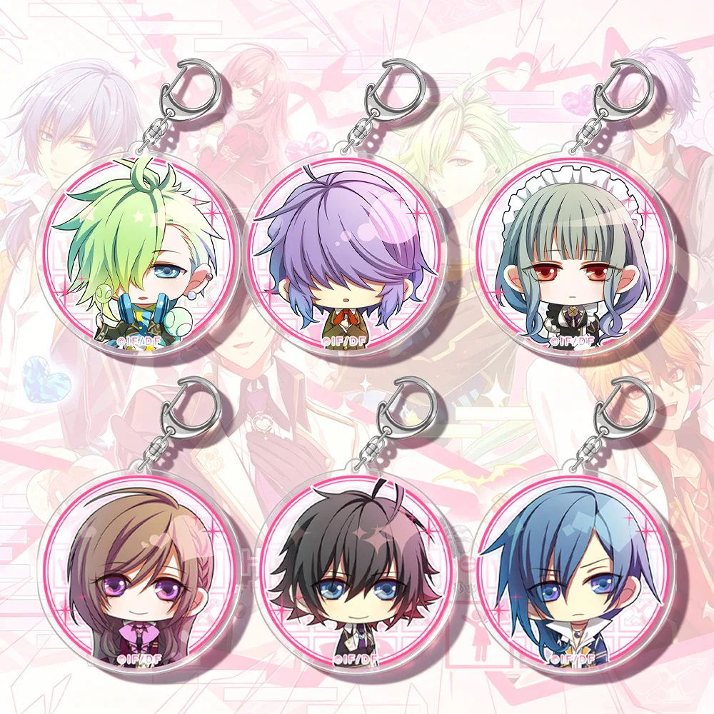 Glass Heart Princess Chiga Sazuki Hoshino Kanata Tenma Asahina Karasuma Yukito Masaki Shinnosuke Stand Acrylic Keychain