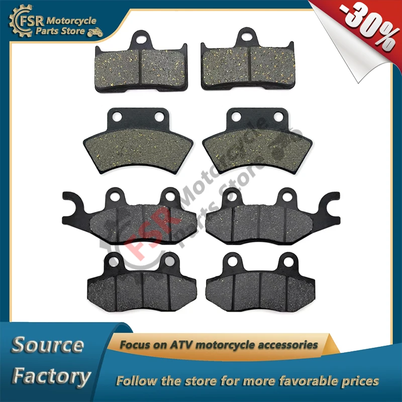 

FULL CAR BRAKE PAD KIT,FOR STELS UTV 800 V DOMINATOR ODES,LU018655 LU018656 LU029679 LU049743 09-0603006