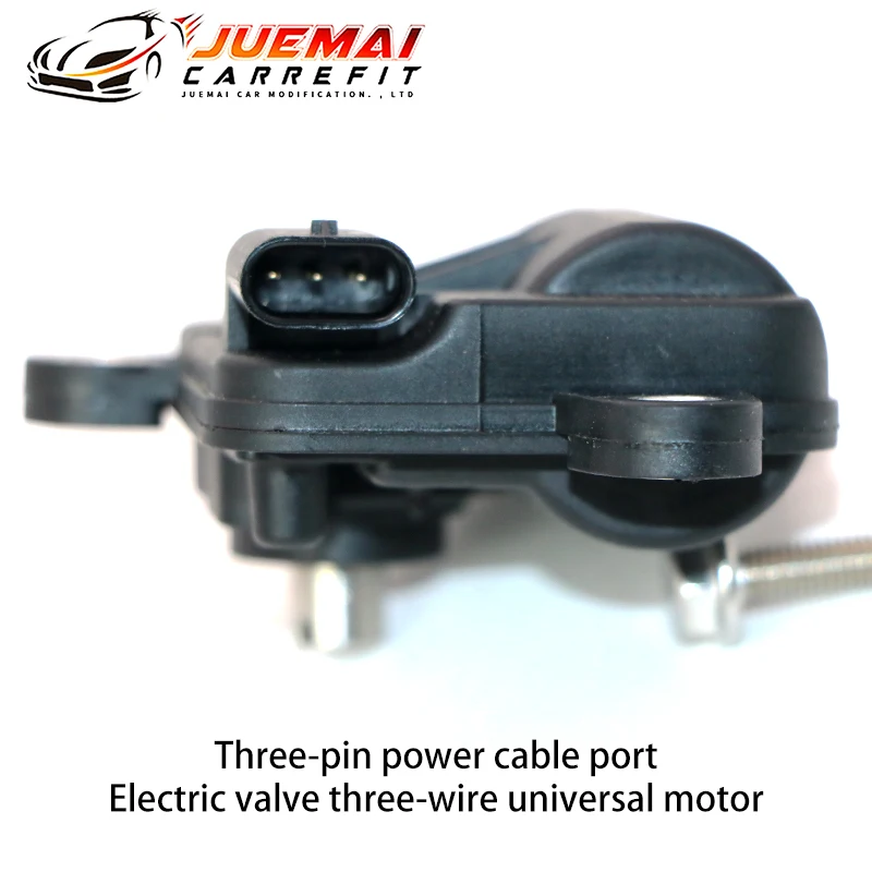 JUEMAI Car Accessories Electric Exhaust Control Valve One-Key Button Remote Motor Switch System With Cable Universal Water Proof