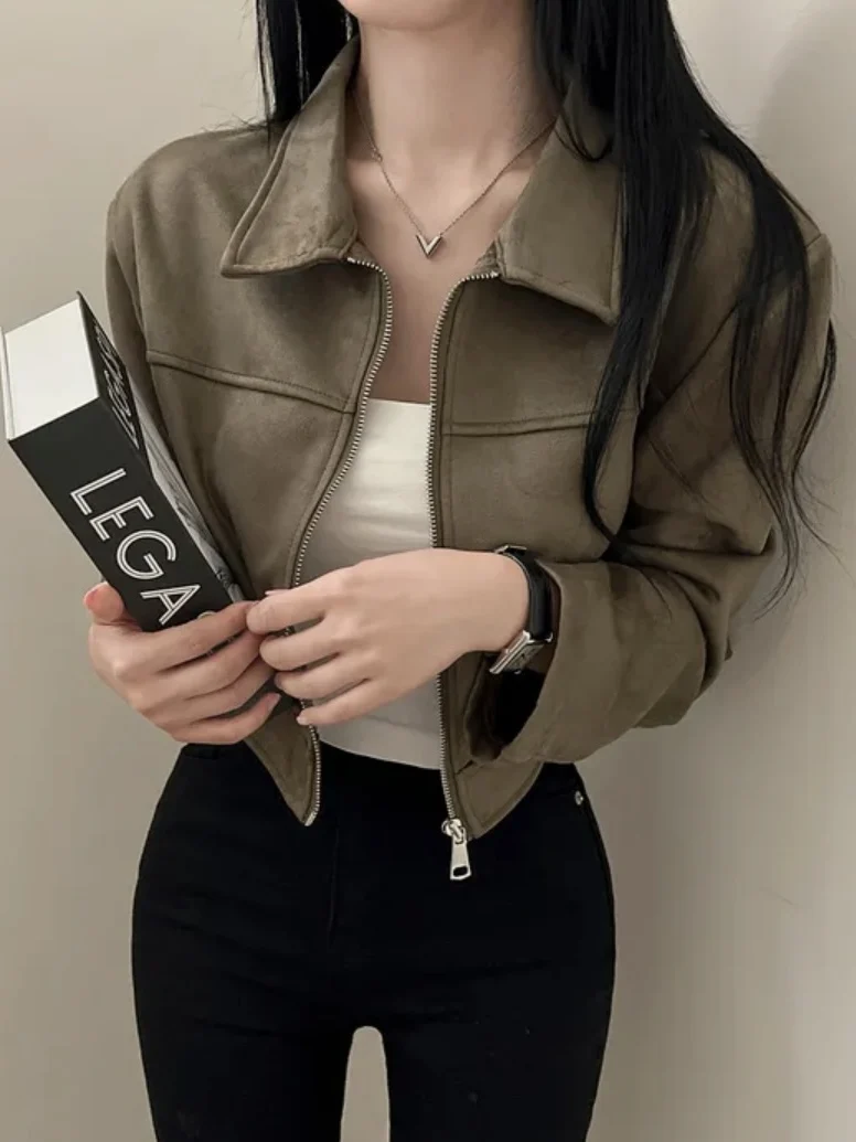 

Faionable винтажный женский Jaet ort Velour Top Design Sensation Sle, корейская осенняя одежда свободного кроя с пуговицами