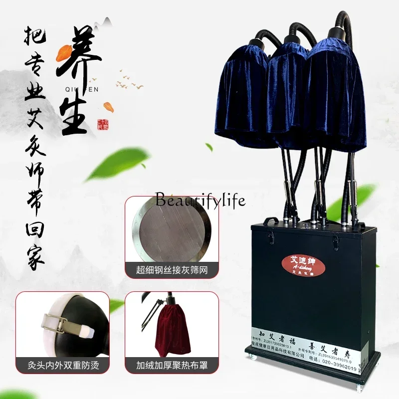 Drei-Kopf rauchfreies Moxibustion instrument Schönheits salon gewidmet Moxibustion instrument nach Hause stehend