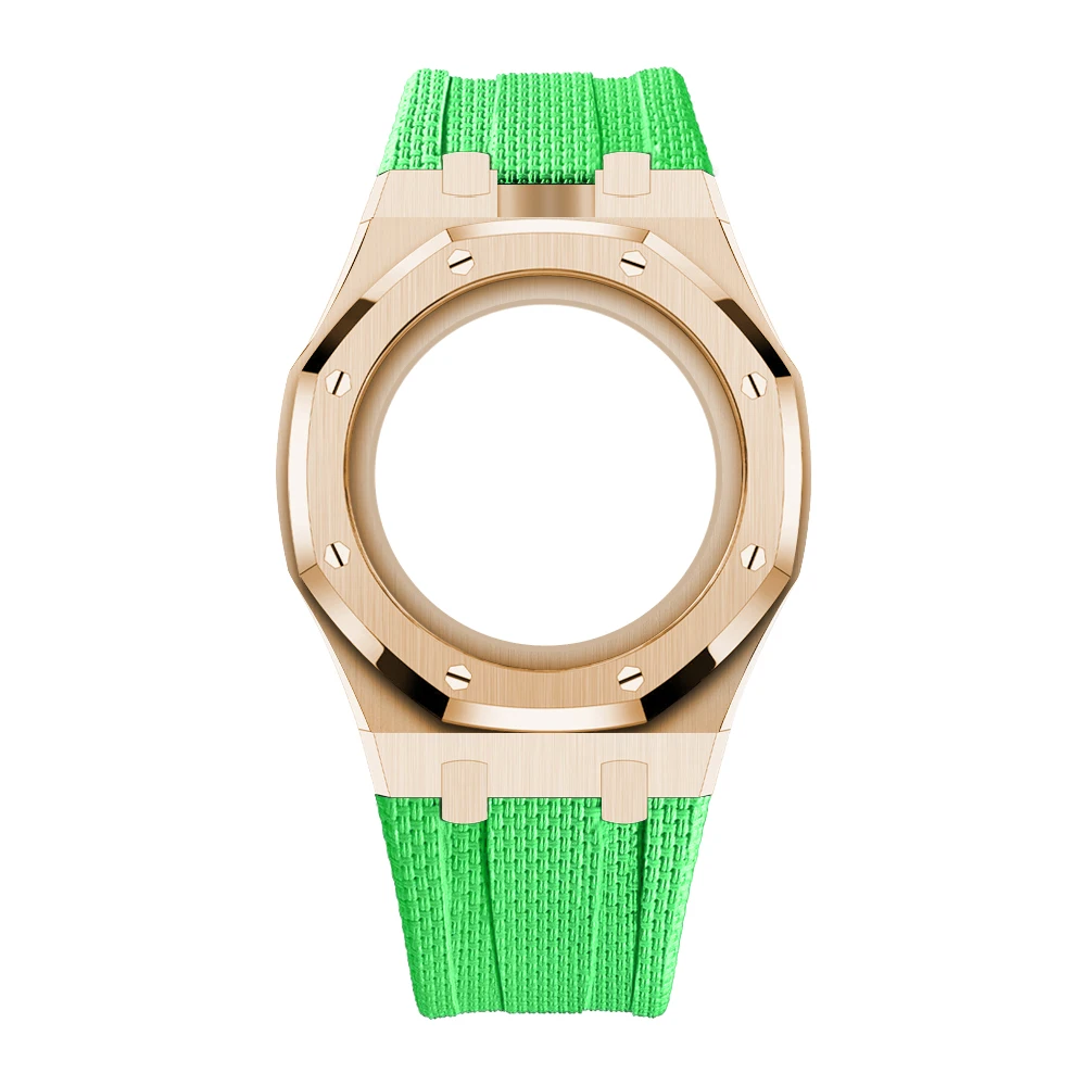 Luxury Stainless Steel Case+Stainless Steel Strap For For Swatch X AP Royal POP Pocket Changer To Wristwatch image 3
