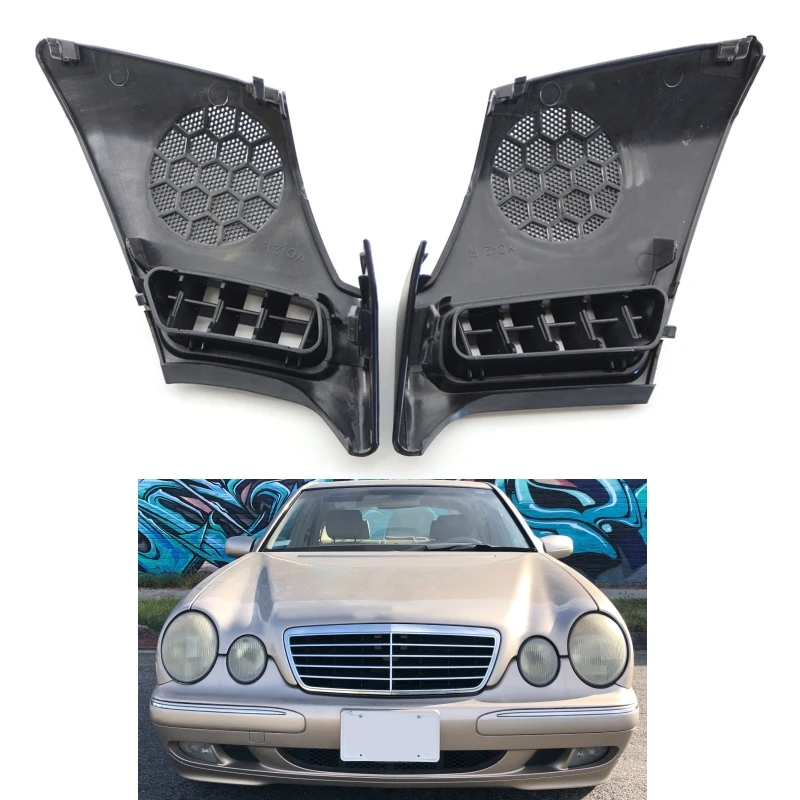 Cubierta de rejilla de altavoz de ventilación de coche, tablero de coche derecho e izquierdo, 2106800539, 2106809239, para Mercedes Benz E-CLASS, W210, 1996-2002