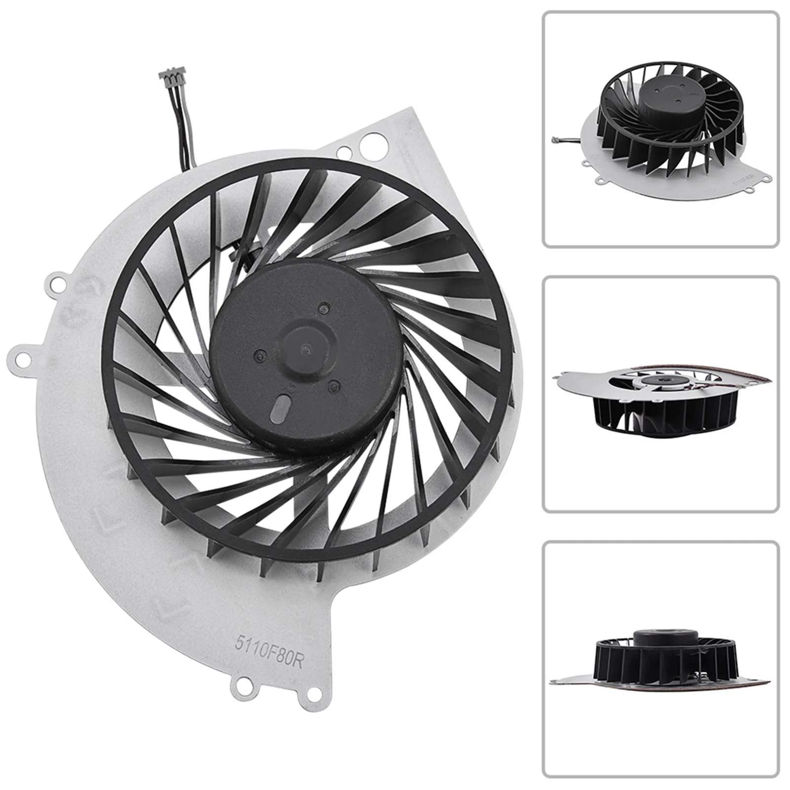 CPU Cooling Fan Cooler Replacement Part Internal CPU Cooling Fan Quite Cooler for PS4-1000 Game Console Replacement Part for PS4