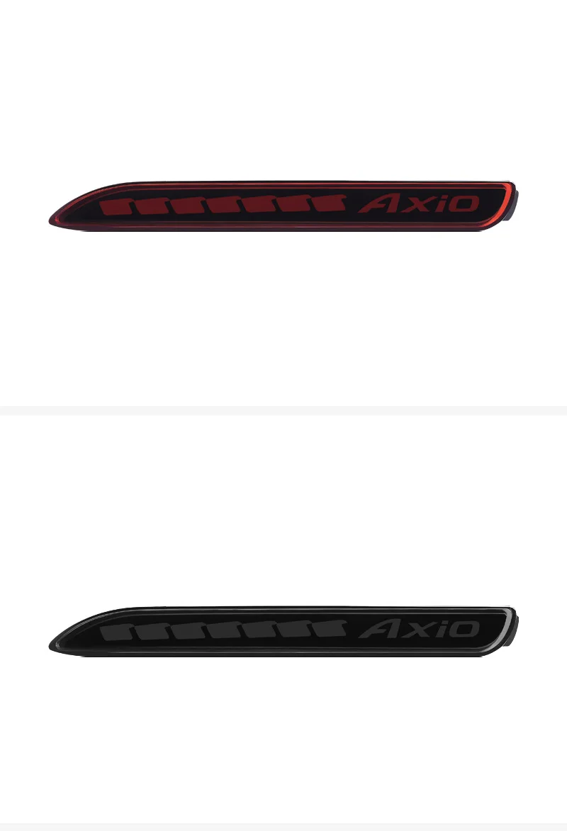 2pcs  LED Rear Bumper Reflector Tail Brake Light Lamps Exact fit Compatible with Toyota Corolla Axiom 2000-2013