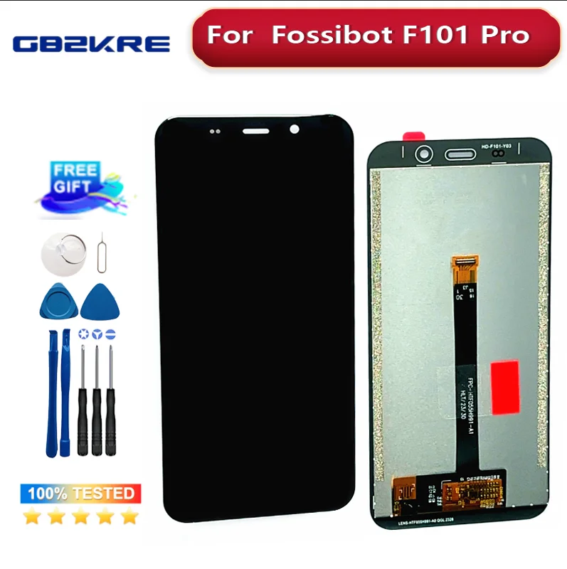 

Новый оригинальный ЖК-дисплей 5,45 дюйма для Fossibot F101 Pro F101P F102, сменный ЖК-дисплей с сенсорным экраном