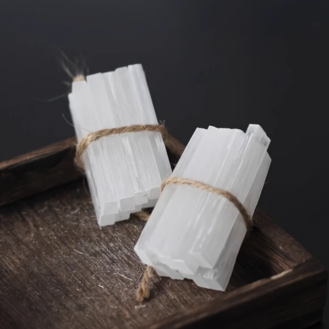 5/10/20 Stück natürliche Selenit-Kristallstäbe, weiße Quarzstäbe zum Schutz der Seele, elegante dekorative Kristalle, spirituelle Geschenke