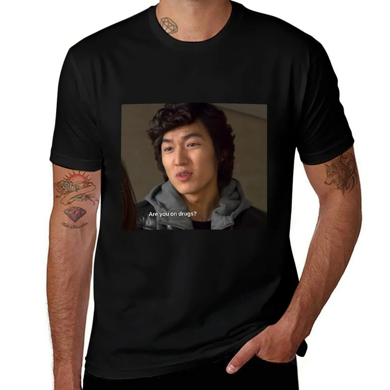 

Boys Over Flowers Meme T-Shirt summer shirt Funny t-shirt street wear mens tall t shirts