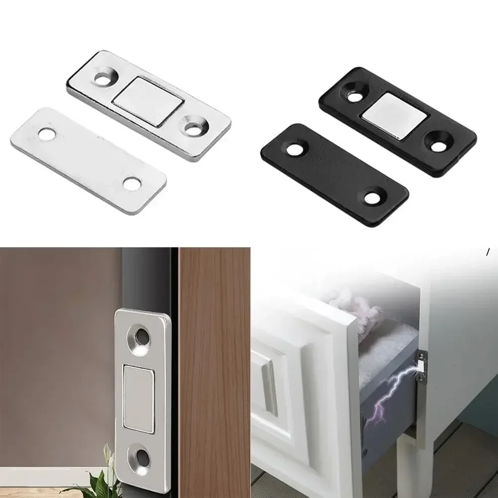 Pestillo de captura Pestillo autoadhesivo Badezimmer Ultradünn Hochwertige Materialien con Schrauben Home con tornillos Librería con cinta