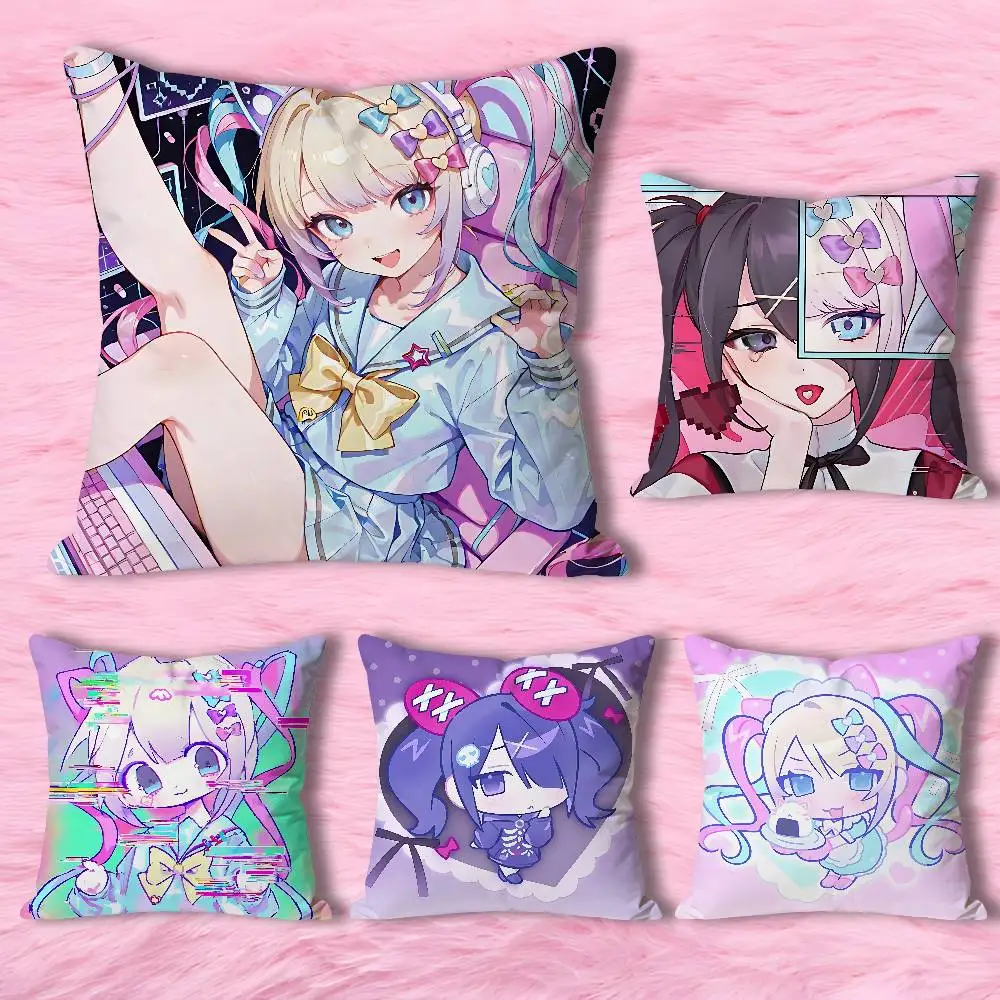 N-Needy Streamer O-Overload Throw Pillow Case Decoration Bed Custom Square Pillowcase Pad Cover