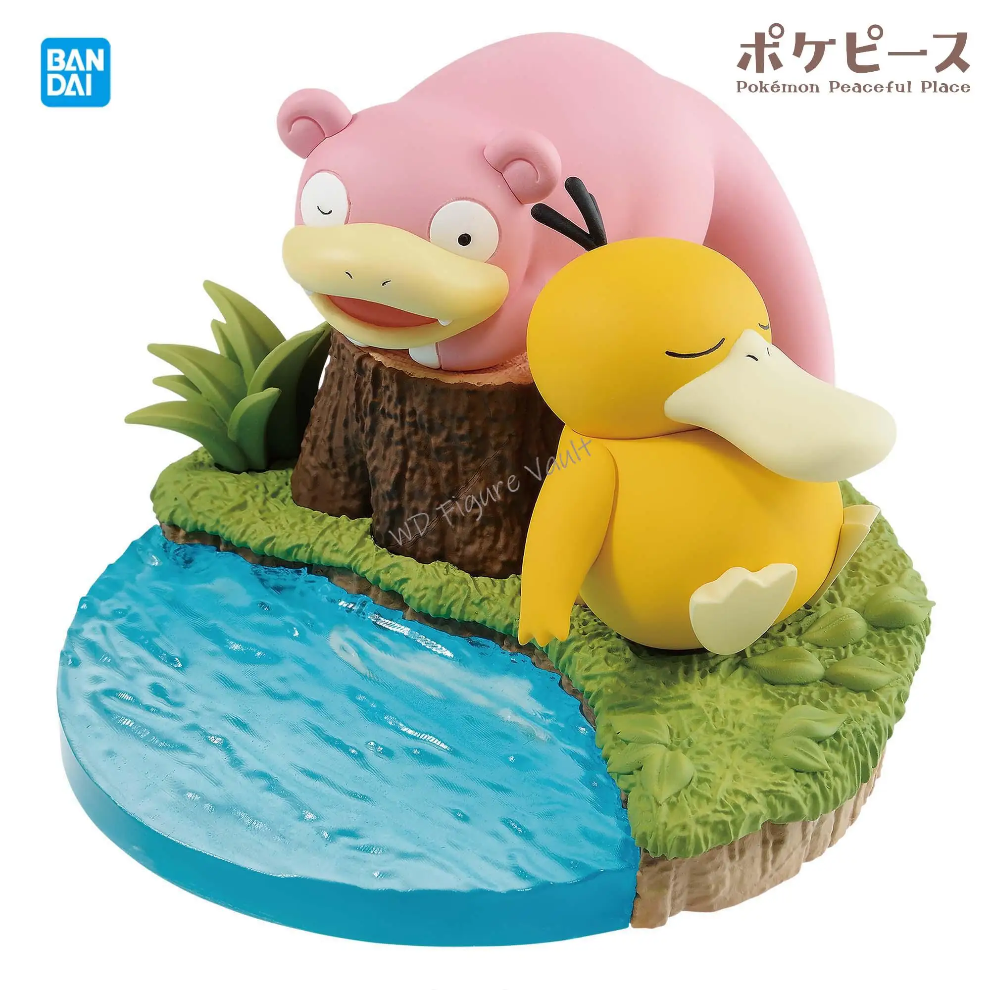 

Bandai официально лицензированная фигурка Pokemon Relax Time Kodak & Yadon CM, фигурка из ПВХ, высокодетальная Коллекционная модель, игрушка в подарок
