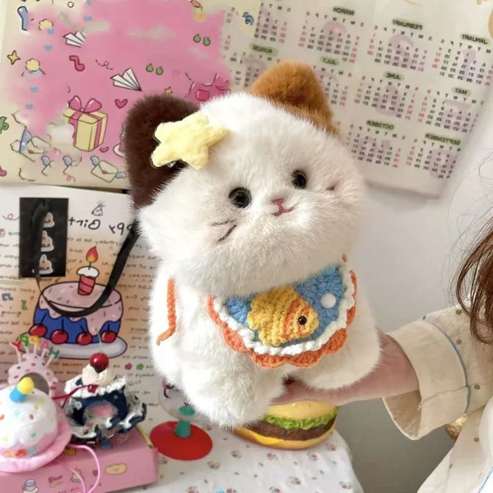 

Cute Cat Plush Doll Toy Cat Doll Girl Sleeping Friend Birthday Gift With Doll SAtanding