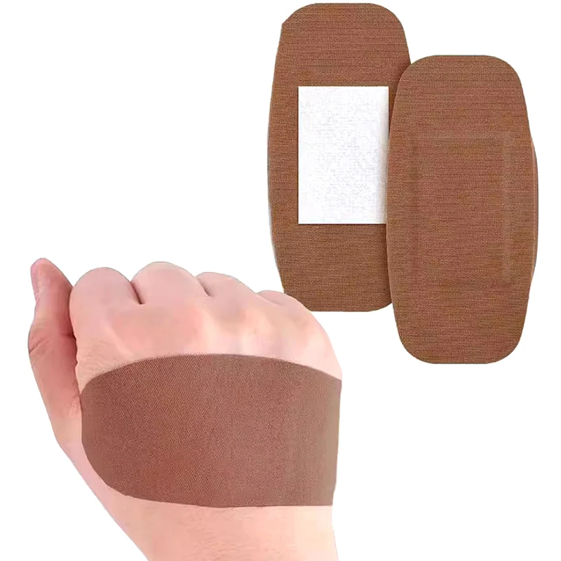 5/10PCS  Elastic Cloth Waist Drum Shaped Large Band Aid Oversized Dressing Fabric Elastic Band Aid Big Wound