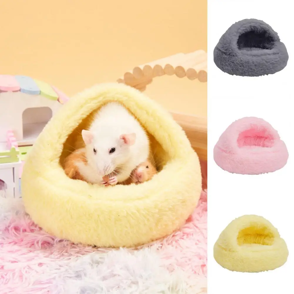 Guinea Pig Warm Bed Hamster Nest Sleeping House Small Pet Cave For Guinea Pigs Hedgehogs Squirrels Rabbit House Pets Supplies